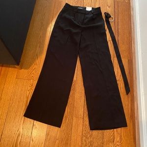 Black Express Wide Leg Trouser